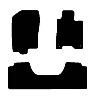 Actual Mat Shape for Nissan Navara CrewCab (2016 - 2018)