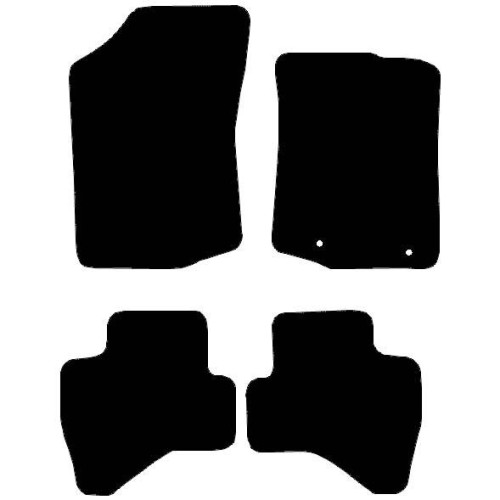 Actual Mat Shape for Peugeot 108 (2014 - Present)