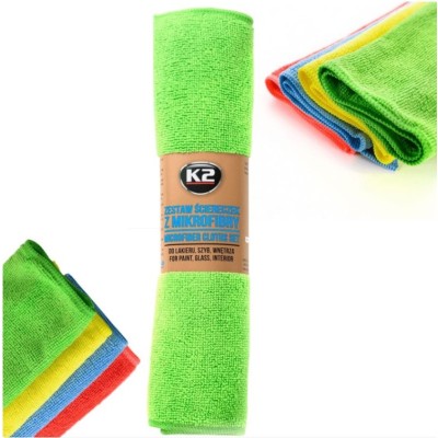 K2 MICROFIBER CLOTHS 4PCS