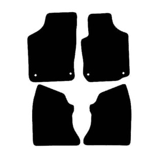 Actual Mat Shape for Vauxhall Combo C Crew Cab (2006 - 2011)