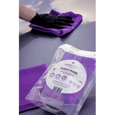 ULTRACOAT PURPLE BLAZE - 320 GSM MICROFIBRE 2 PACK