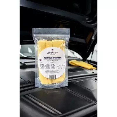 ULTRACOAT YELLOW BAHAMA -250 GSM MICROFIBRE CLOTH 2 PACK