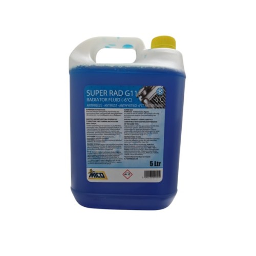 MICO SUPER RAD G 11 ANTIFREEZE BLUE -6  5LT