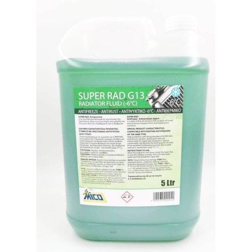 MICO SUPER RAD ANTIFREEZE COOLANT GREEN -6 5 LT