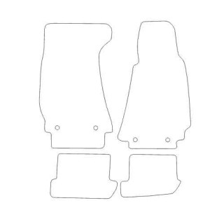 Actual Mat Shape for Aston Martin DB9 Volante (2004 - 2016)