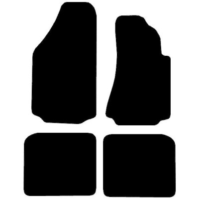 Actual Mat Shape for Audi 80 / 80 Cabriolet (1991 - 1996)