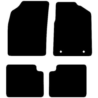 Actual Mat Shape for Ford Ka 2nd gen (Facelift) (2013 - 2016)