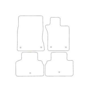 Actual Mat Shape for Infiniti Q50 (2014 - 2021)