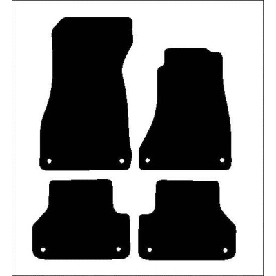 Actual Mat Shape for Audi A4 Saloon / Estate (B9) (2015 - Present)
