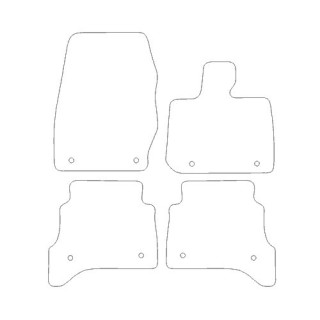 Actual Mat Shape for Land Rover Range Rover Evoque (2018 - Present)
