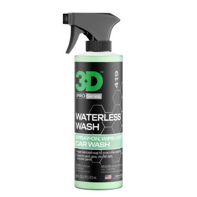3D GREEN WATERLESS WASH 473 ML