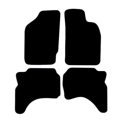 Actual Mat Shape for Mitsubishi L200 Double Cab 4 Door (1996 - 2006)