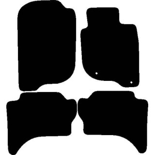 Actual Mat Shape for Mitsubishi L200 Double Cab (2015 - Present)